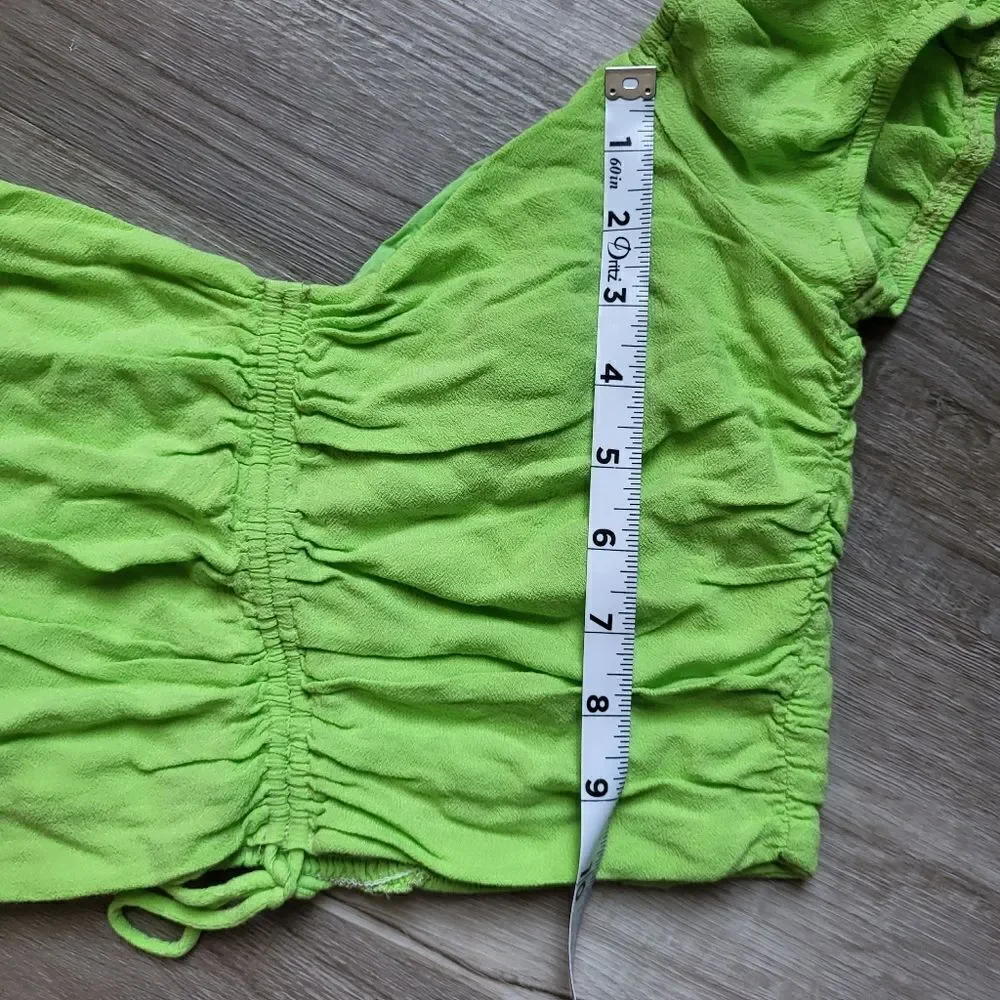 Princess Polly Green Y2K Crop Top - Picture 3 of 10